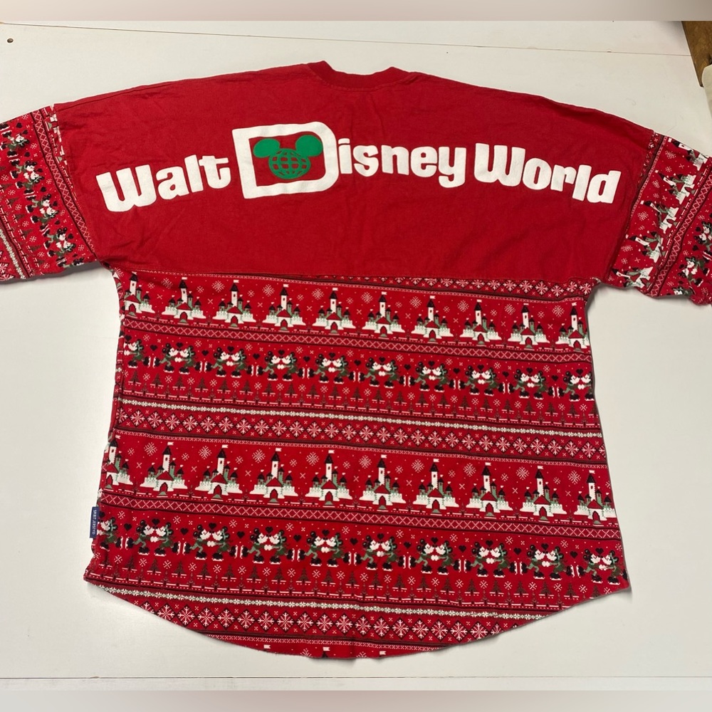 Disney World Mickey & Minnie Christmas Shirt - small